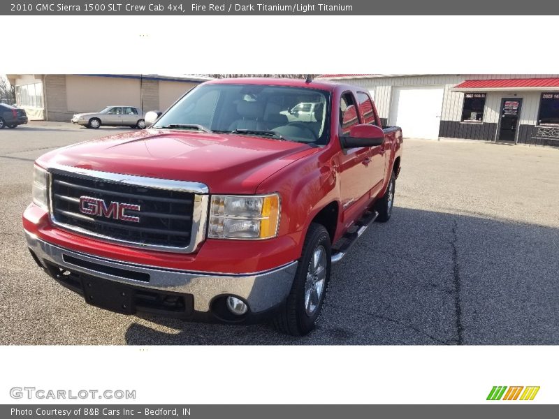 Fire Red / Dark Titanium/Light Titanium 2010 GMC Sierra 1500 SLT Crew Cab 4x4