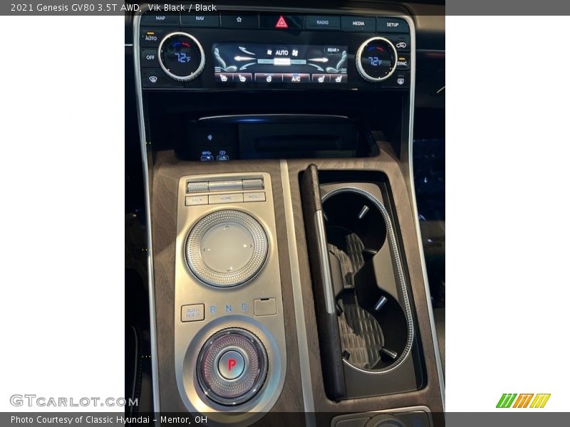 Controls of 2021 GV80 3.5T AWD