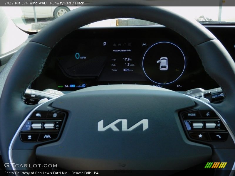 Runway Red / Black 2022 Kia EV6 Wind AWD