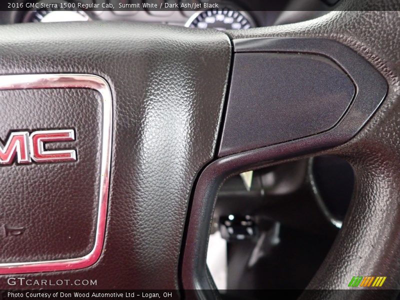 Summit White / Dark Ash/Jet Black 2016 GMC Sierra 1500 Regular Cab