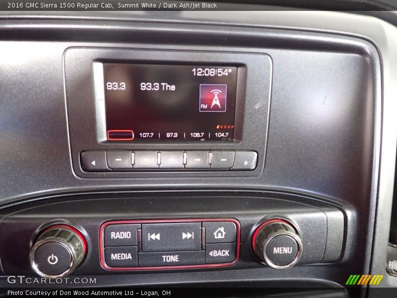 Summit White / Dark Ash/Jet Black 2016 GMC Sierra 1500 Regular Cab