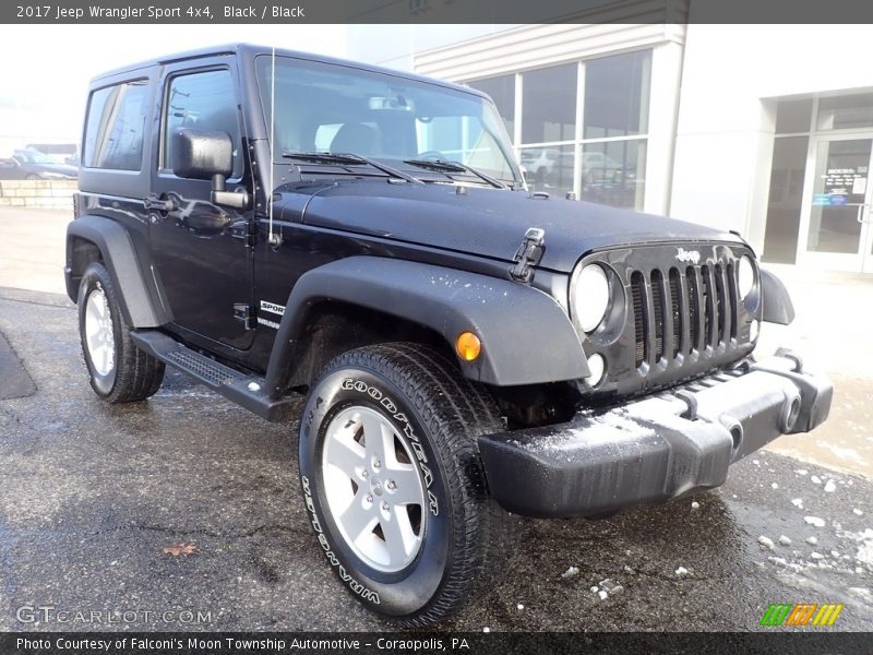 Black / Black 2017 Jeep Wrangler Sport 4x4