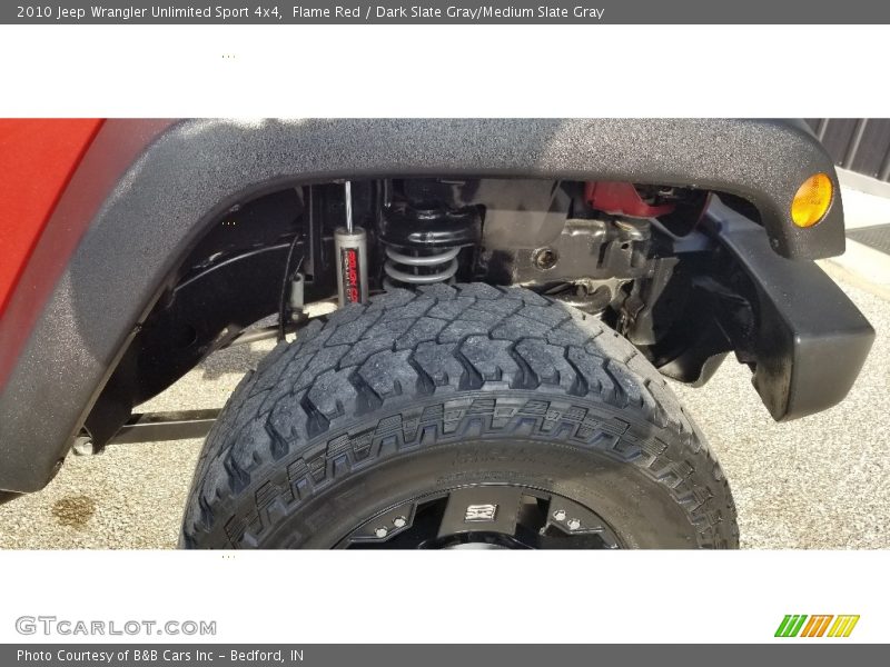 Flame Red / Dark Slate Gray/Medium Slate Gray 2010 Jeep Wrangler Unlimited Sport 4x4