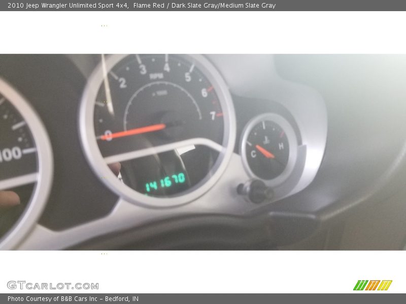 Flame Red / Dark Slate Gray/Medium Slate Gray 2010 Jeep Wrangler Unlimited Sport 4x4