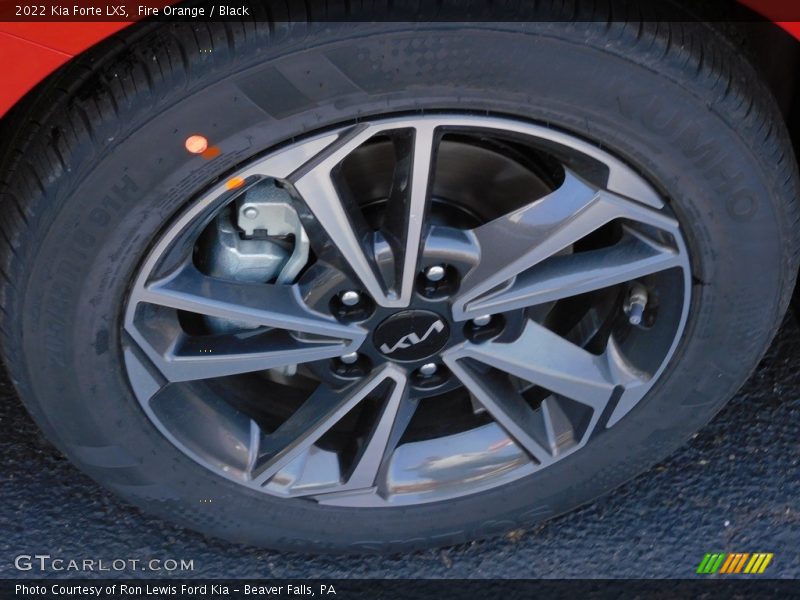 Fire Orange / Black 2022 Kia Forte LXS