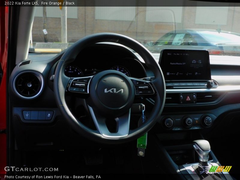 Fire Orange / Black 2022 Kia Forte LXS