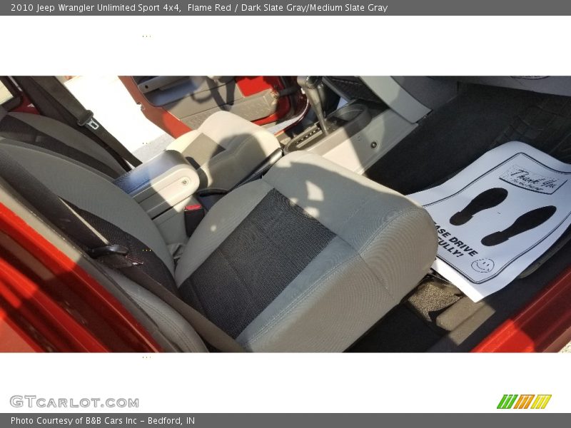 Flame Red / Dark Slate Gray/Medium Slate Gray 2010 Jeep Wrangler Unlimited Sport 4x4
