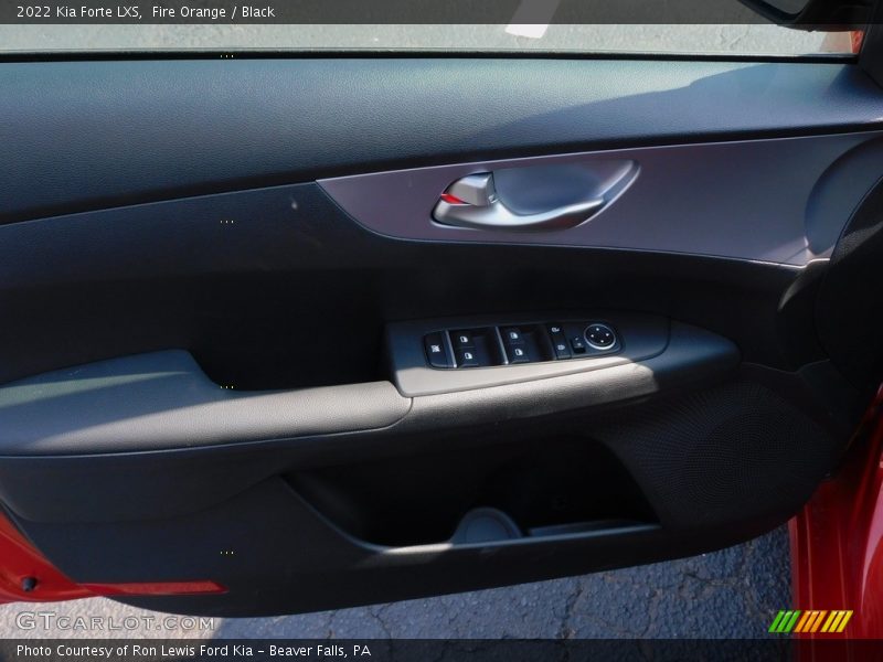 Fire Orange / Black 2022 Kia Forte LXS