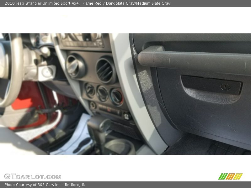 Flame Red / Dark Slate Gray/Medium Slate Gray 2010 Jeep Wrangler Unlimited Sport 4x4