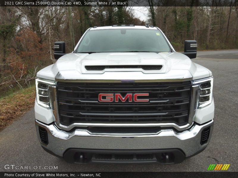 Summit White / Jet Black 2021 GMC Sierra 2500HD Double Cab 4WD