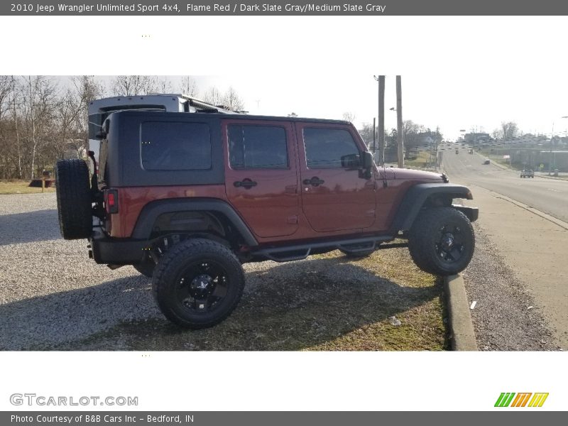 Flame Red / Dark Slate Gray/Medium Slate Gray 2010 Jeep Wrangler Unlimited Sport 4x4