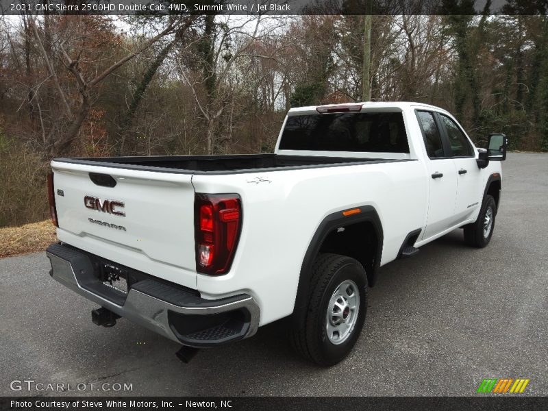 Summit White / Jet Black 2021 GMC Sierra 2500HD Double Cab 4WD