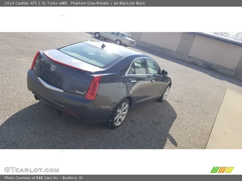 Phantom Gray Metallic / Jet Black/Jet Black 2014 Cadillac ATS 2.0L Turbo AWD