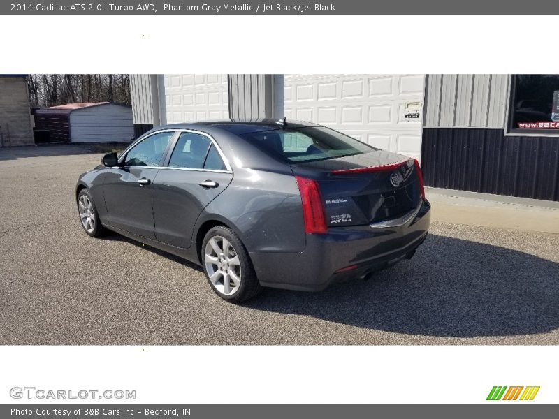 Phantom Gray Metallic / Jet Black/Jet Black 2014 Cadillac ATS 2.0L Turbo AWD