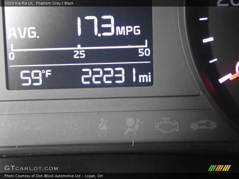 Phantom Gray / Black 2020 Kia Rio LX