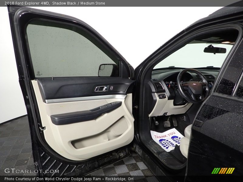 Shadow Black / Medium Stone 2018 Ford Explorer 4WD