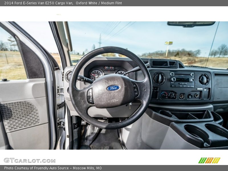 Oxford White / Medium Flint 2014 Ford E-Series Van E250 Cargo Van