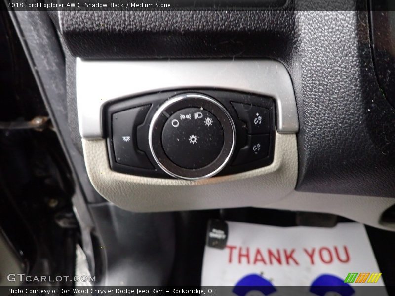 Shadow Black / Medium Stone 2018 Ford Explorer 4WD