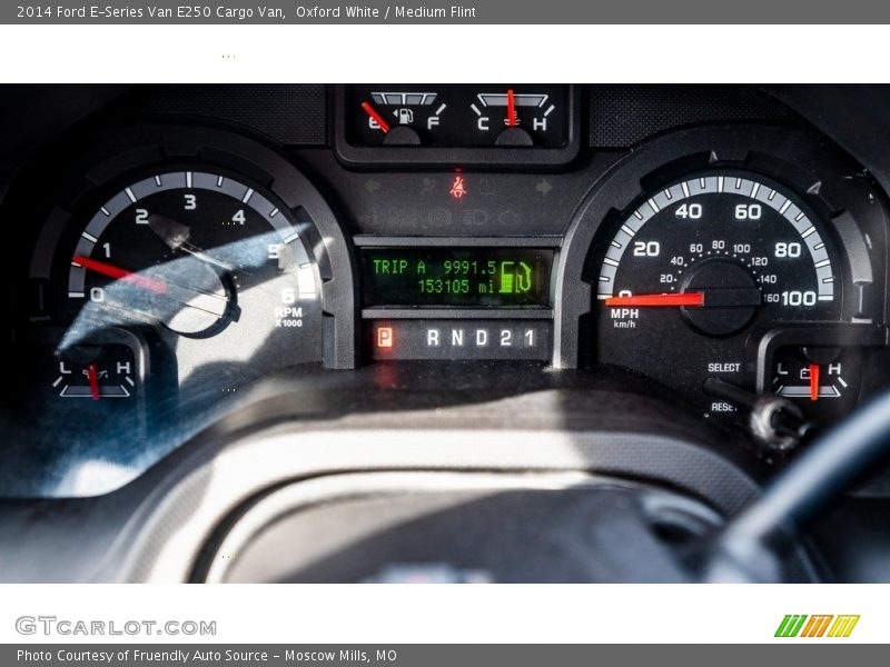 Oxford White / Medium Flint 2014 Ford E-Series Van E250 Cargo Van