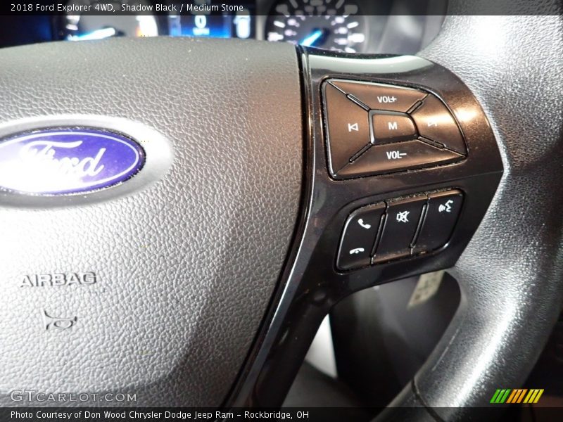 Shadow Black / Medium Stone 2018 Ford Explorer 4WD