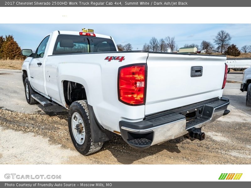 Summit White / Dark Ash/Jet Black 2017 Chevrolet Silverado 2500HD Work Truck Regular Cab 4x4
