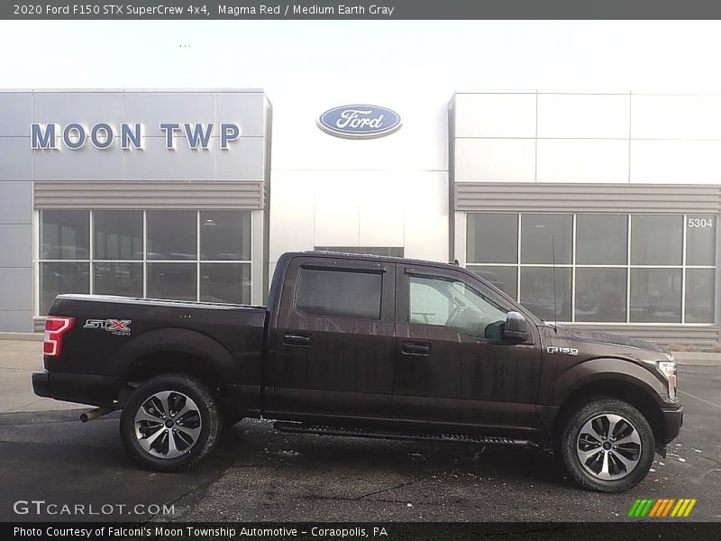 Magma Red / Medium Earth Gray 2020 Ford F150 STX SuperCrew 4x4