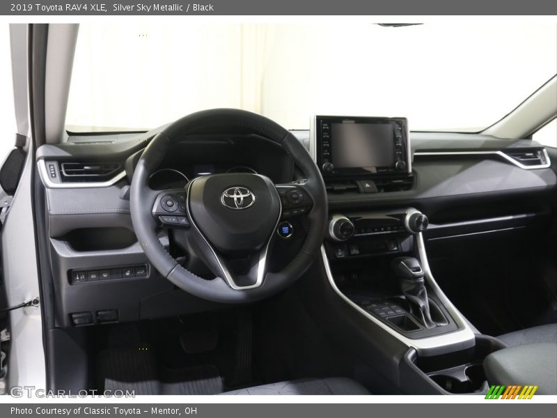 Silver Sky Metallic / Black 2019 Toyota RAV4 XLE