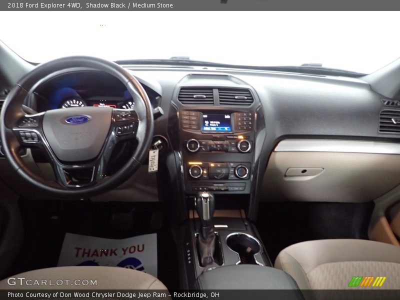 Shadow Black / Medium Stone 2018 Ford Explorer 4WD