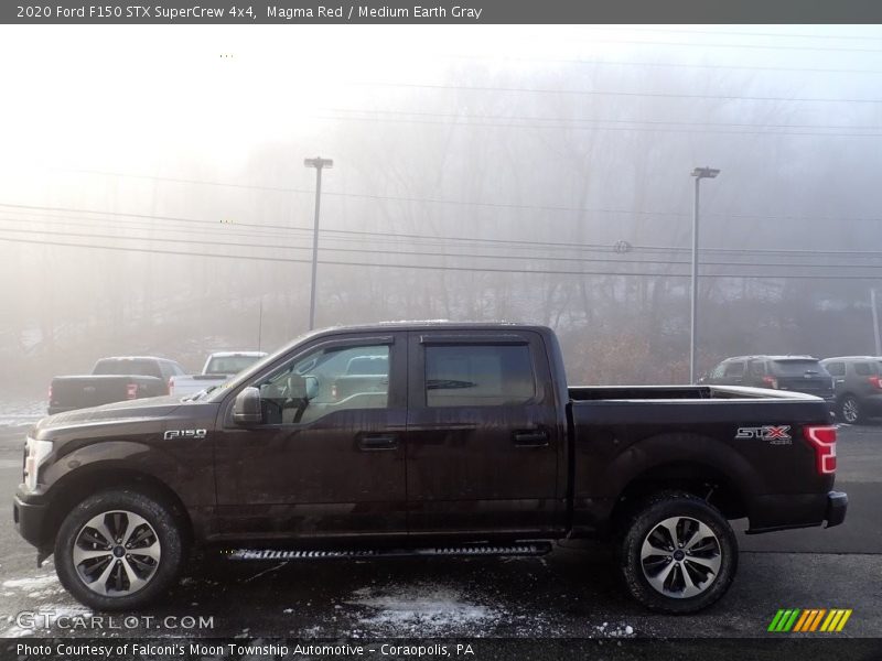 Magma Red / Medium Earth Gray 2020 Ford F150 STX SuperCrew 4x4