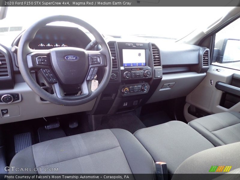 Magma Red / Medium Earth Gray 2020 Ford F150 STX SuperCrew 4x4