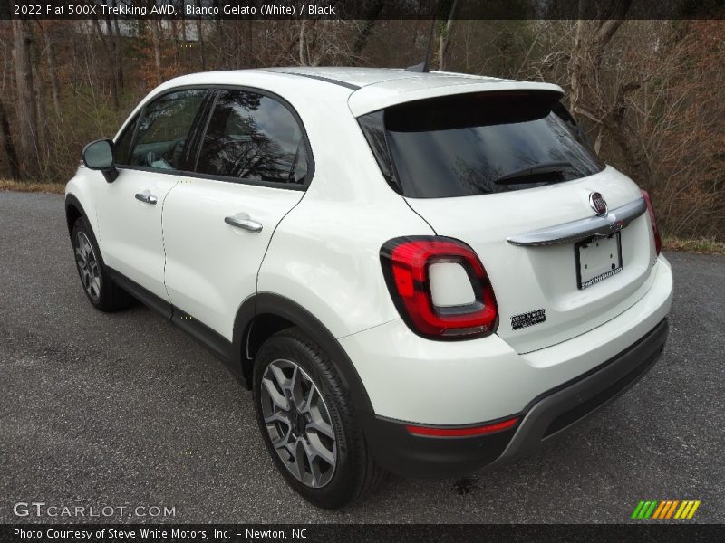 Bianco Gelato (White) / Black 2022 Fiat 500X Trekking AWD