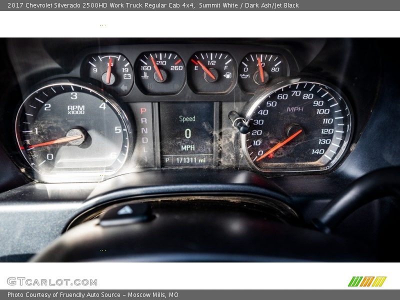 Summit White / Dark Ash/Jet Black 2017 Chevrolet Silverado 2500HD Work Truck Regular Cab 4x4