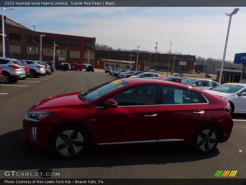 Scarlet Red Pearl / Black 2020 Hyundai Ioniq Hybrid Limited