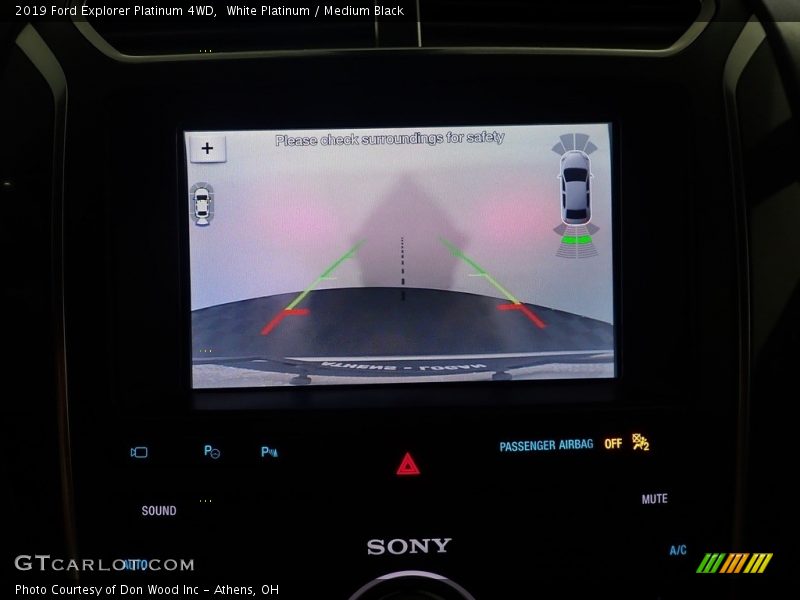 White Platinum / Medium Black 2019 Ford Explorer Platinum 4WD