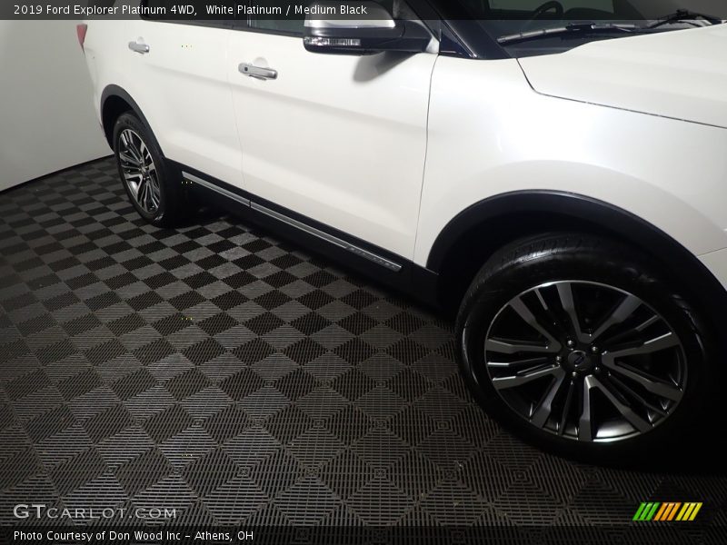 White Platinum / Medium Black 2019 Ford Explorer Platinum 4WD