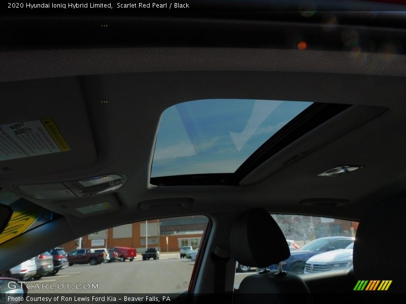 Scarlet Red Pearl / Black 2020 Hyundai Ioniq Hybrid Limited