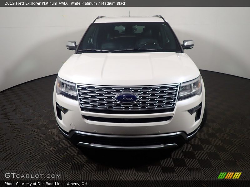 White Platinum / Medium Black 2019 Ford Explorer Platinum 4WD