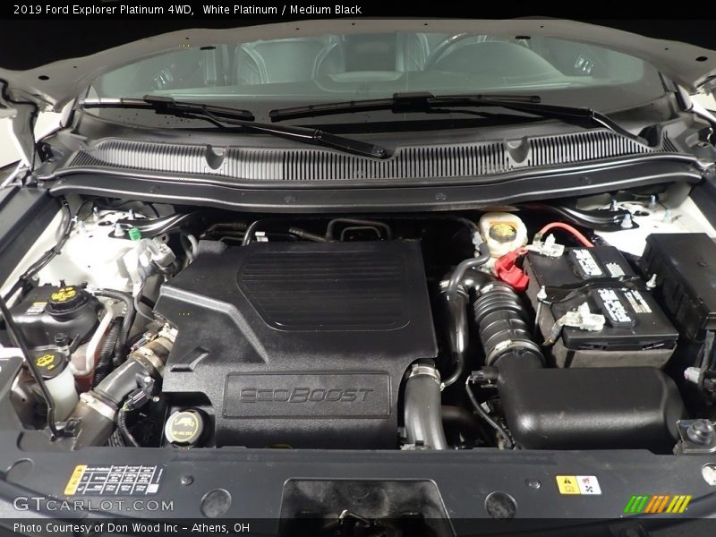 White Platinum / Medium Black 2019 Ford Explorer Platinum 4WD