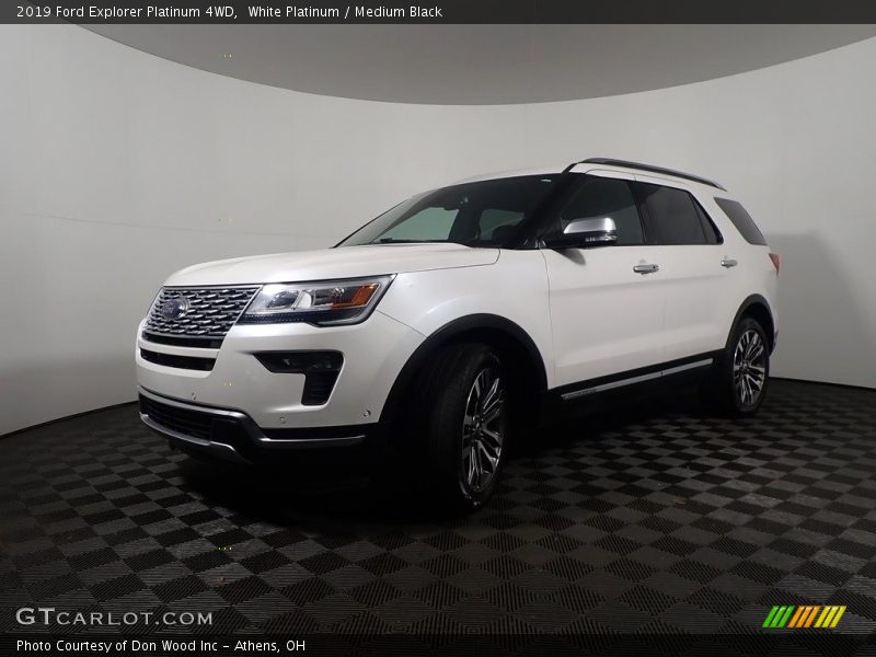 White Platinum / Medium Black 2019 Ford Explorer Platinum 4WD