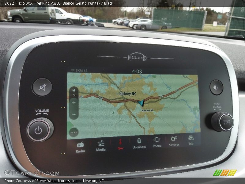 Navigation of 2022 500X Trekking AWD