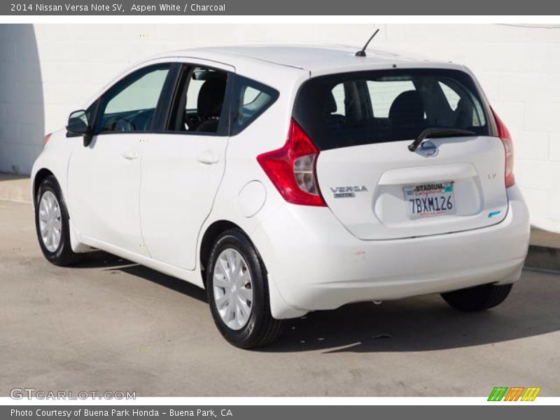 Aspen White / Charcoal 2014 Nissan Versa Note SV