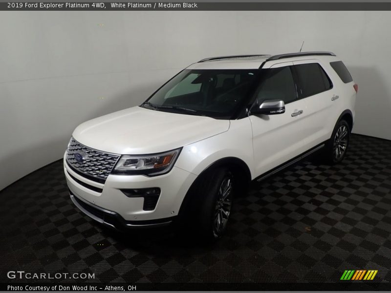 White Platinum / Medium Black 2019 Ford Explorer Platinum 4WD