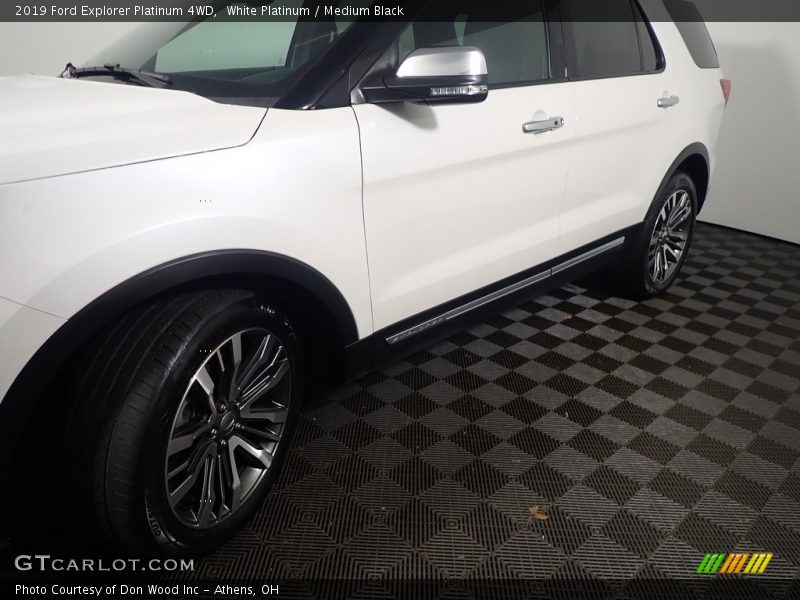 White Platinum / Medium Black 2019 Ford Explorer Platinum 4WD
