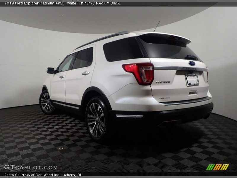 White Platinum / Medium Black 2019 Ford Explorer Platinum 4WD