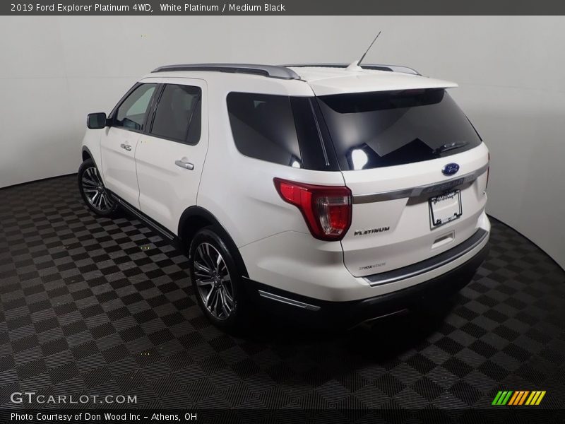 White Platinum / Medium Black 2019 Ford Explorer Platinum 4WD