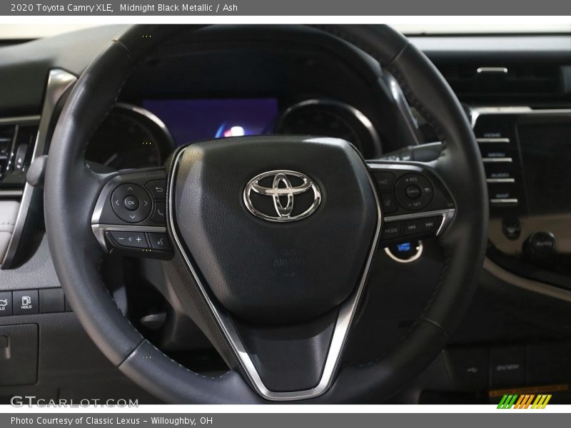 Midnight Black Metallic / Ash 2020 Toyota Camry XLE