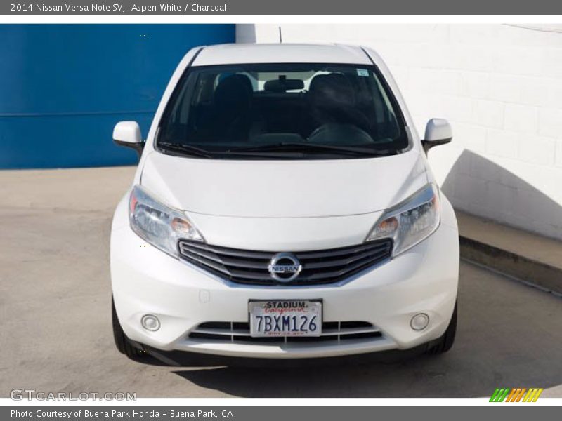 Aspen White / Charcoal 2014 Nissan Versa Note SV