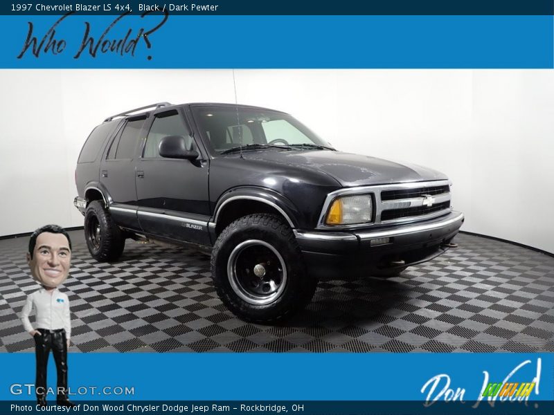 Black / Dark Pewter 1997 Chevrolet Blazer LS 4x4