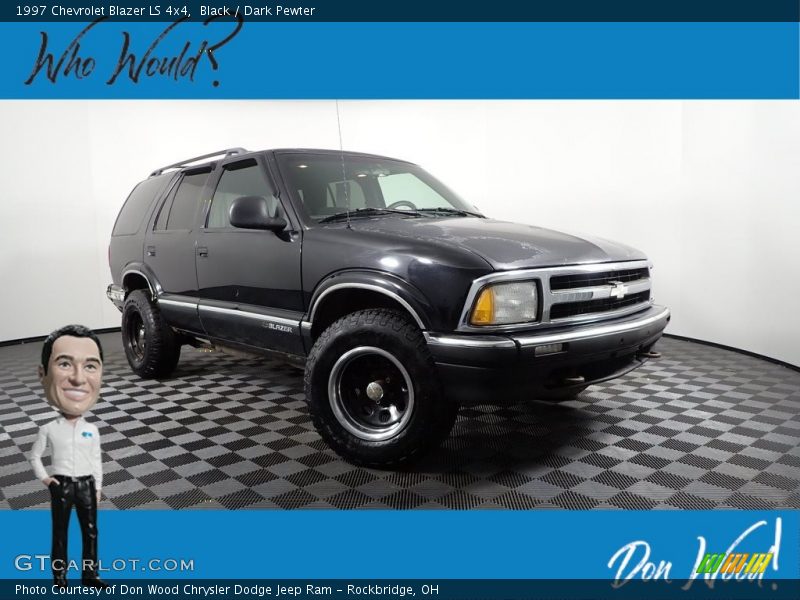 Black / Dark Pewter 1997 Chevrolet Blazer LS 4x4