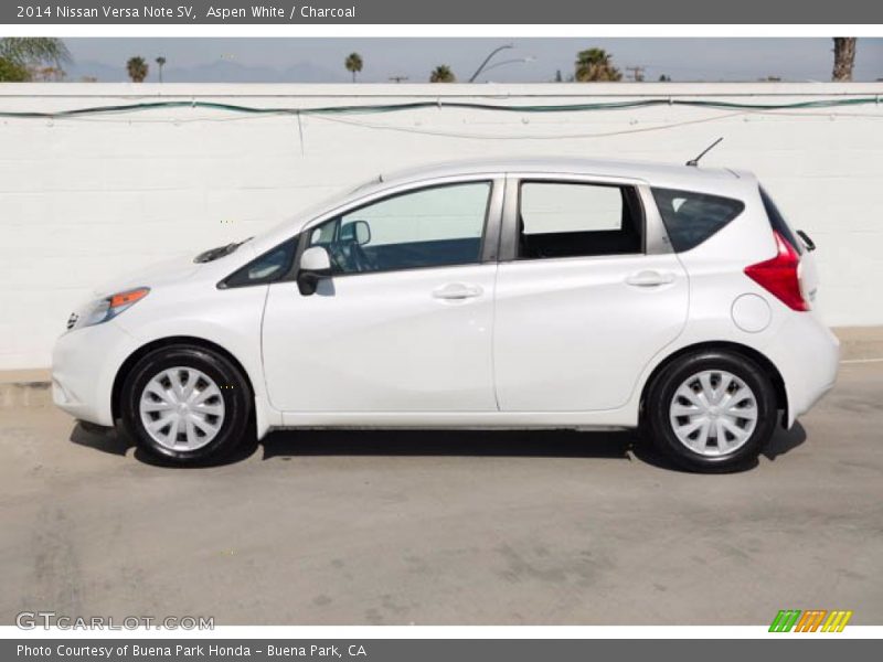 Aspen White / Charcoal 2014 Nissan Versa Note SV